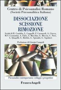 Dissociazione, scissione, rimozione - copertina