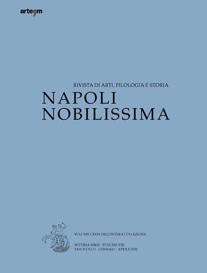 Napoli nobilissima. Rivista di arti, filologia e storia. Settima serie (2022). Vol. 8/1 - copertina