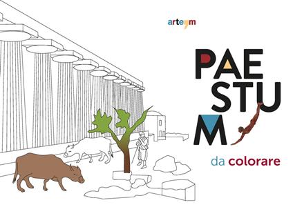Paestum da colorare - copertina