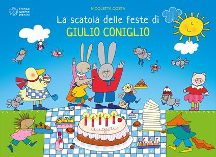 La scatola delle feste di Giulio Coniglio. Ediz. a colori. Con Prodotti vari - Nicoletta Costa - copertina