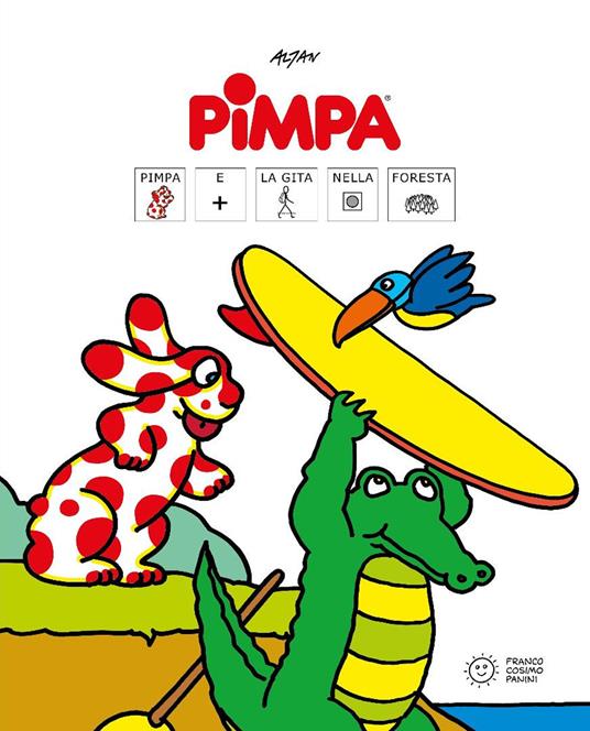 Pimpa e la gita nella foresta. Libri con i simboli CAA - Altan - copertina
