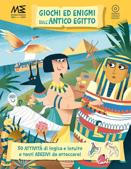 Giochi ed enigmi sull'antico Egitto - Paola Cantatore,Giulia Calandra Buonaura - copertina