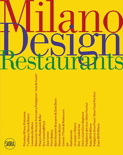 Milano design restaurant. Ediz. italiana e inglese - copertina