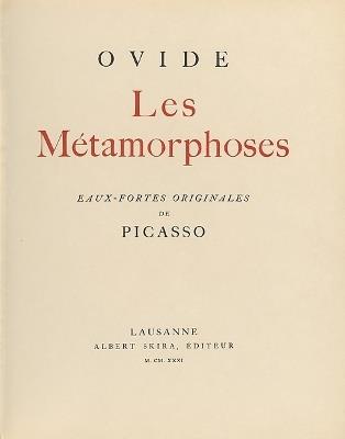 Les Métamorphoses (rist. anast. 1931). Ediz. illustrata - P. Nasone Ovidio - copertina