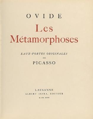 Les Métamorphoses (rist. anast. 1931). Ediz. illustrata - P. Nasone Ovidio - copertina