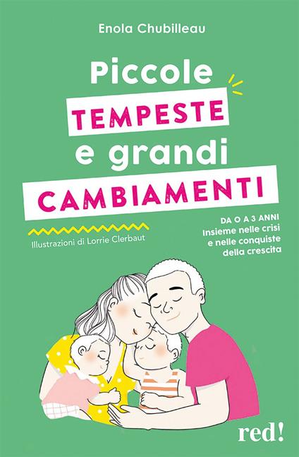 Piccole tempeste e grandi cambiamenti. Da 0 a 3 anni insieme nelle crisi e nelle conquiste della crescita - Enola Chubilleau - copertina