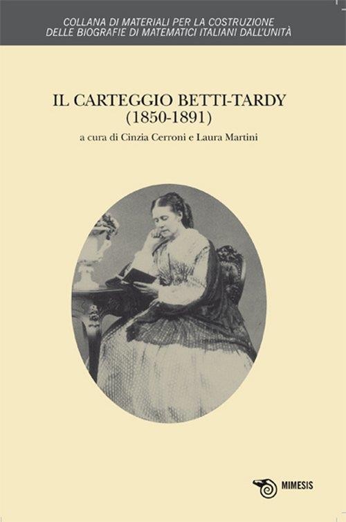 Il carteggio Betti-Tardy (1850-1891) - copertina