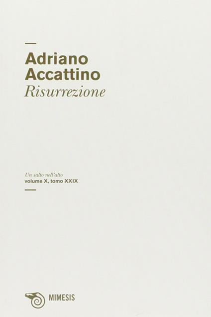 Risurrezione - Adriano Accattino - copertina