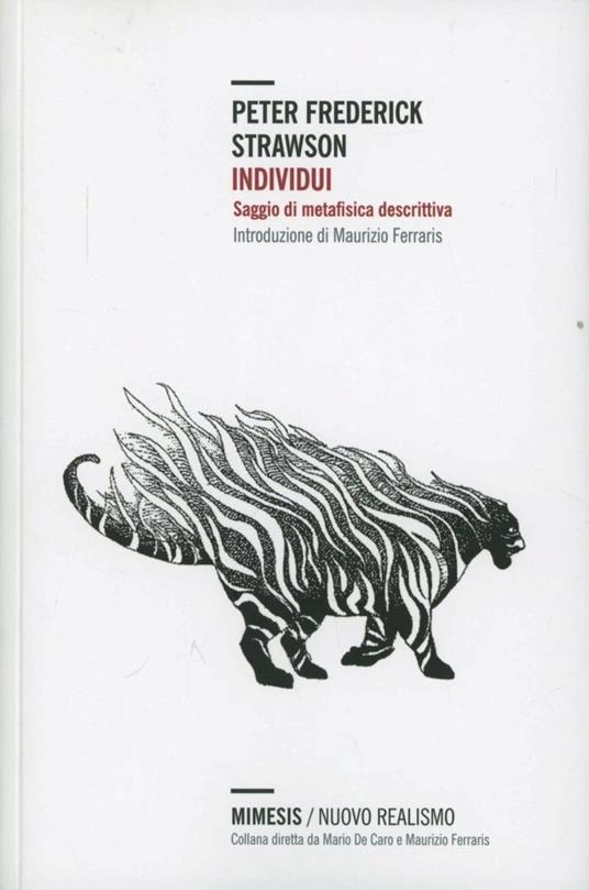 Individui. Saggi di metafisica descrittiva - Peter F. Strawson - copertina