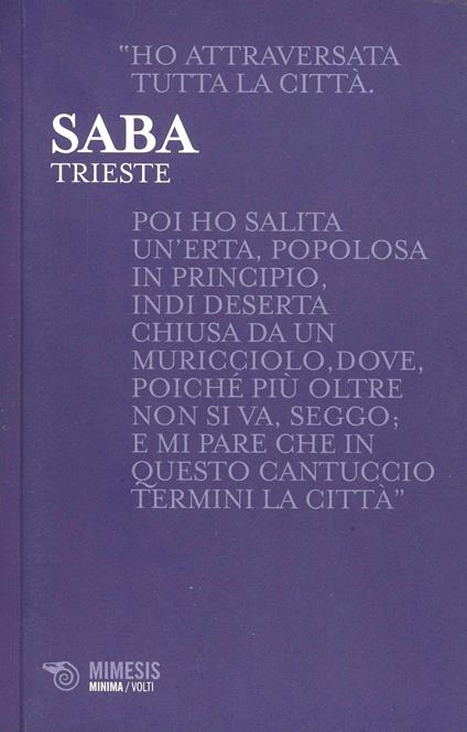 Trieste - Umberto Saba - copertina