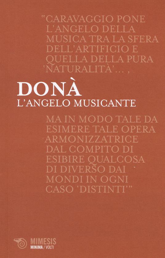 L'angelo musicante. Caravaggio e la musica - Massimo Donà - copertina