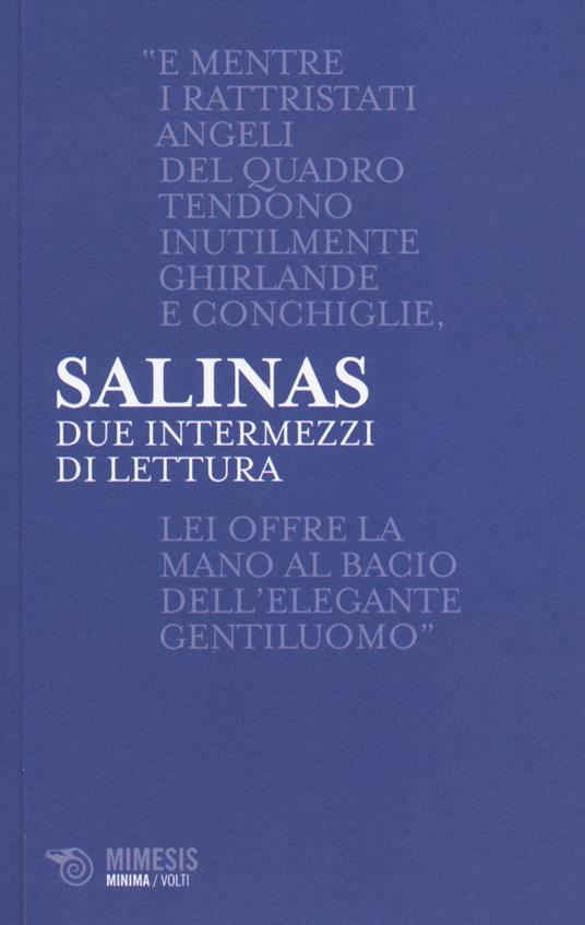 Due intermezzi di lettura. Testo spagnolo a fronte - Pedro Salinas - copertina