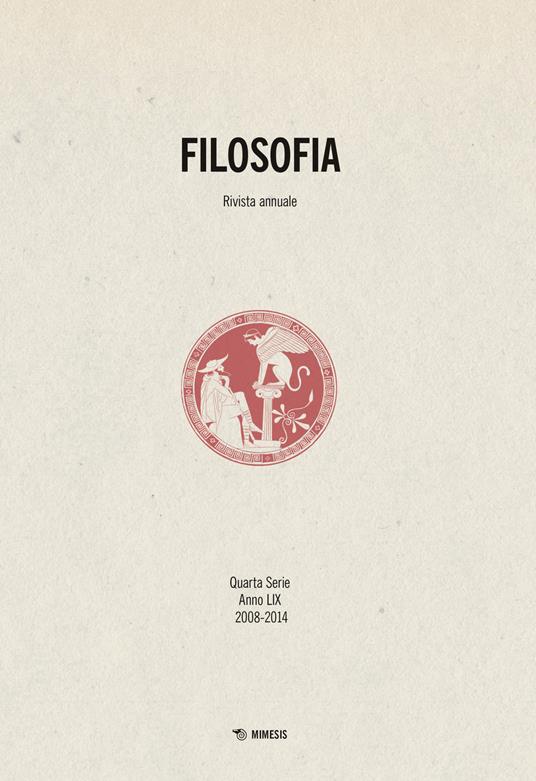 Filosofia. Rivista annuale (2008-2014) - copertina