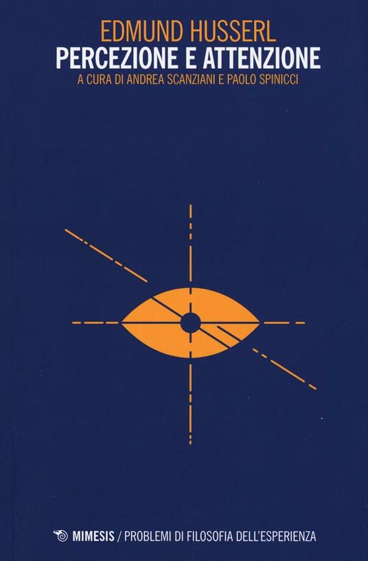 Percezione e attenzione - Edmund Husserl - copertina
