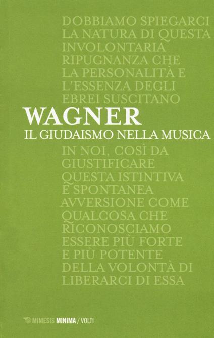 Il giudaismo nella musica - W. Richard Wagner - copertina