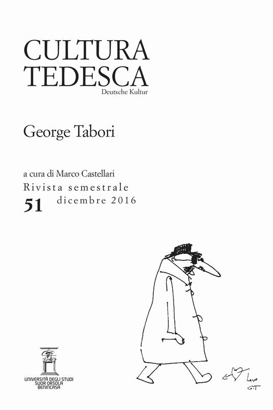 Cultura tedesca. Vol. 51: George Tabori. - copertina