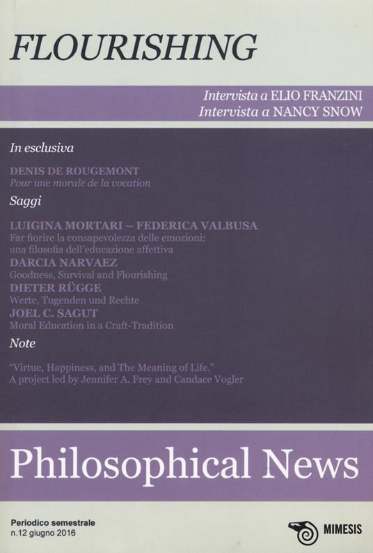 Philosophical news. Vol. 12 - copertina