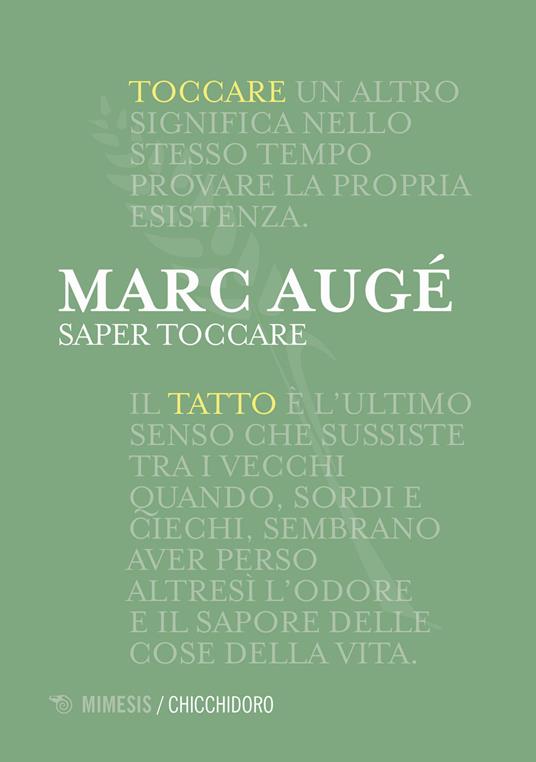 Saper toccare - Marc Augé - copertina