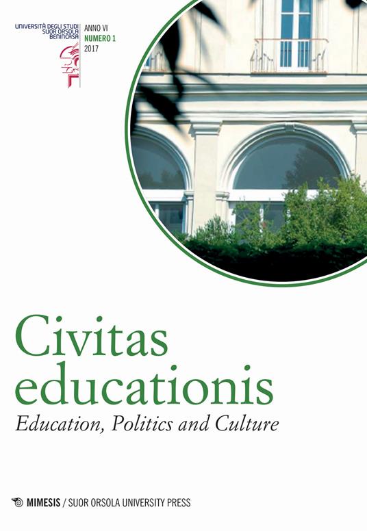 Civitas educationis. Education, politics and culture (2017). Vol. 1 - copertina