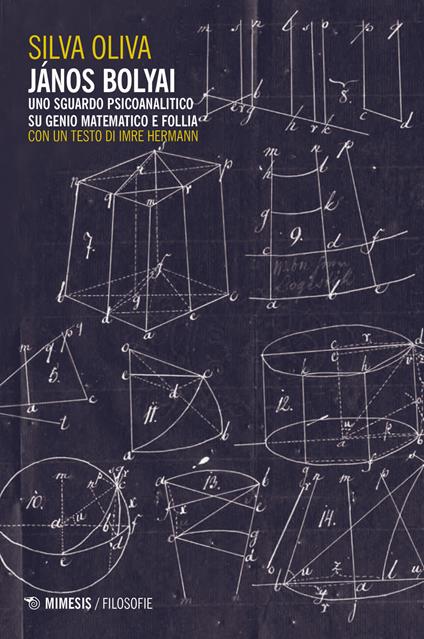 János Bolyai. Uno sguardo psicoanalitico su genio matematico e follia - Silva Oliva - copertina