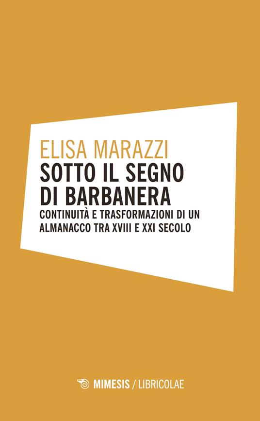 Sotto il segno di Barbanera - Elisa Marazzi - copertina