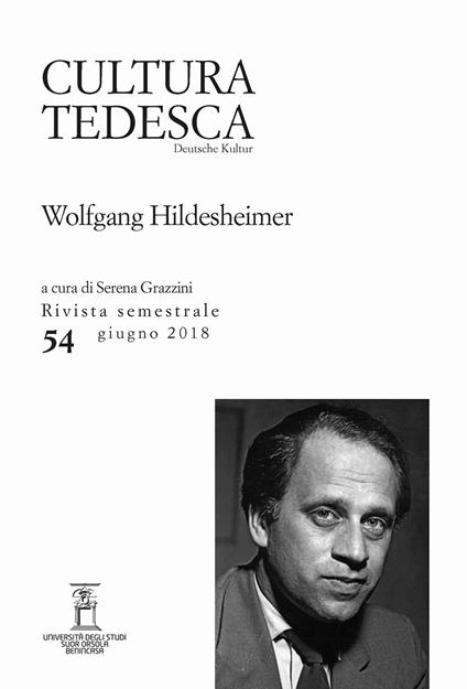 Cultura tedesca (2018). Vol. 54: Wolfgang Hildesheimer - copertina