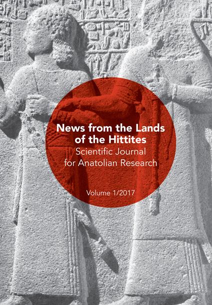 Scientific journal for Anatolian research (2017). Vol. 1: News from the lands of the Hittites. - copertina