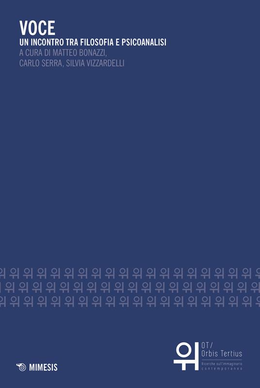 Voce. Un incontro tra filosofia e psicoanalisi - copertina