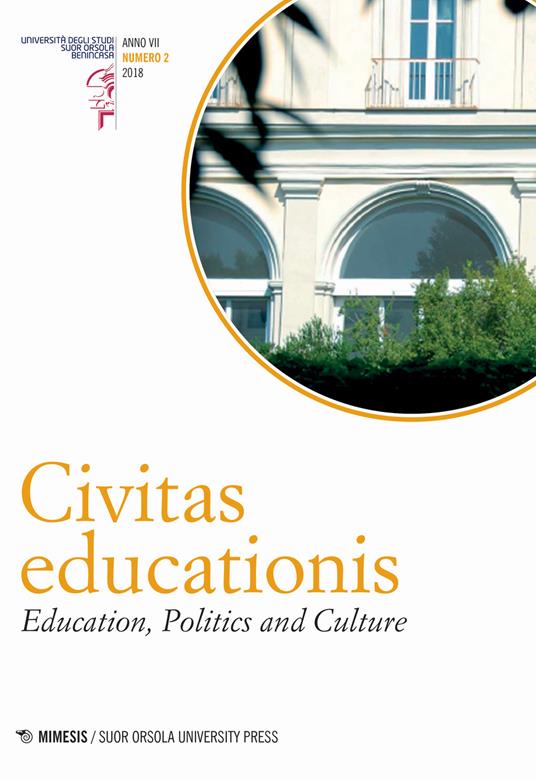 Civitas educationis. Education, politics and culture (2018). Vol. 2 - copertina