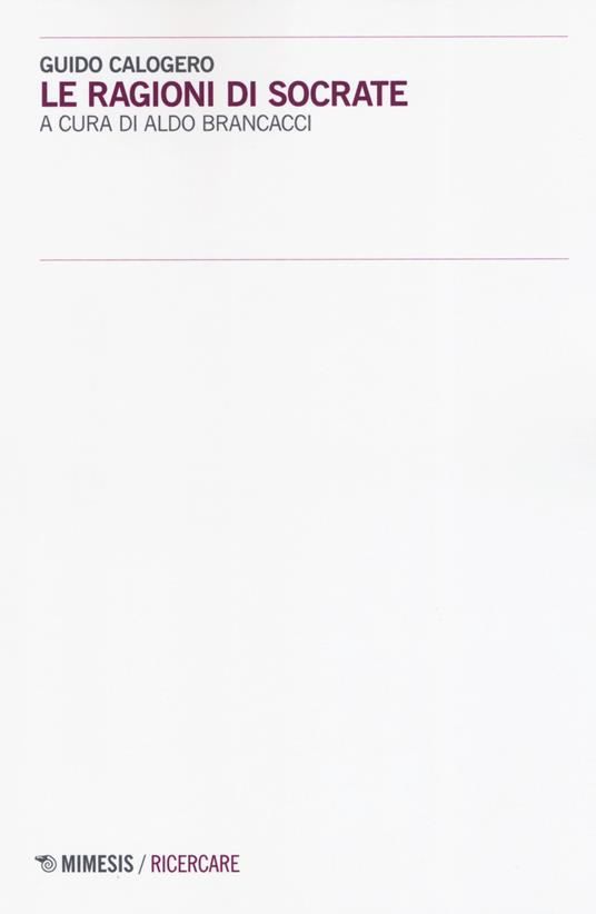 Le ragioni di Socrate - Guido Calogero - copertina