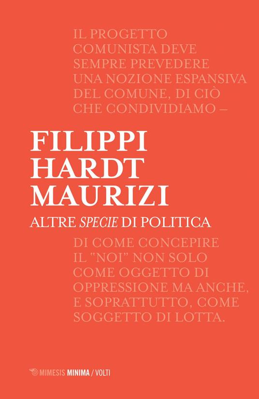 Altre specie di politica - Massimo Filippi,Michael Hardt,Marco Maurizi - ebook