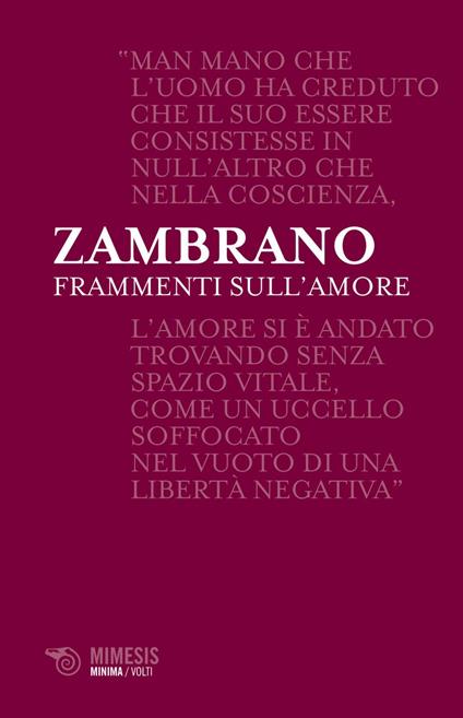 Frammenti sull'amore - María Zambrano,Samantha Maruzzella - ebook