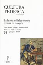 Cultura tedesca (2019). Vol. 56: lettera nella letteratura tedesca ed europea (Giugno), La.