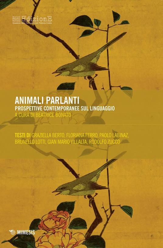 Animali parlanti. Prospettive contemporanee sul linguaggio - copertina