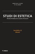 Studi di estetica (2019). Vol. 2: Sensibilia 12. Moods.