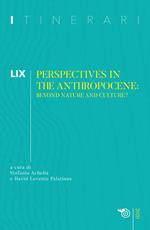 Itinerari (2020). Vol. 59: Perspectives in the anthropocene.