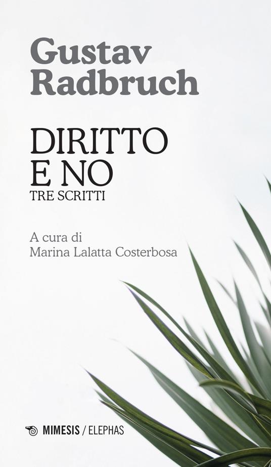 Diritto e no. Tre scritti - Gustav Radbruch,Marina Lalatta Costerbosa - ebook