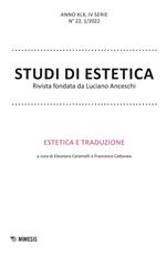 Studi di estetica (2022). Vol. 1: Estetica e traduzione.