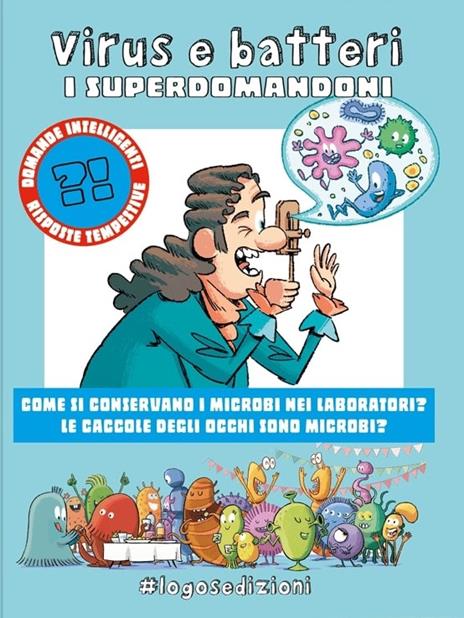 Virus e batteri. I Superdomandoni - copertina