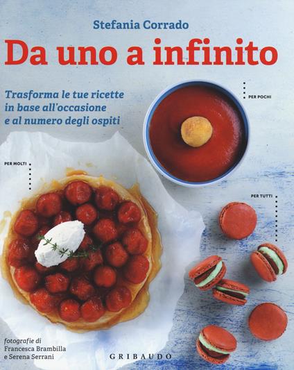 Da uno a infinito. Trasforma le tue ricette in base all'occasione e al numero degli ospiti - Stefania Corrado - copertina