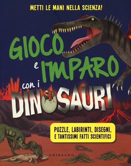 Gioco e imparo con i dinosauri. Ediz. illustrata - Anne Rooney - copertina