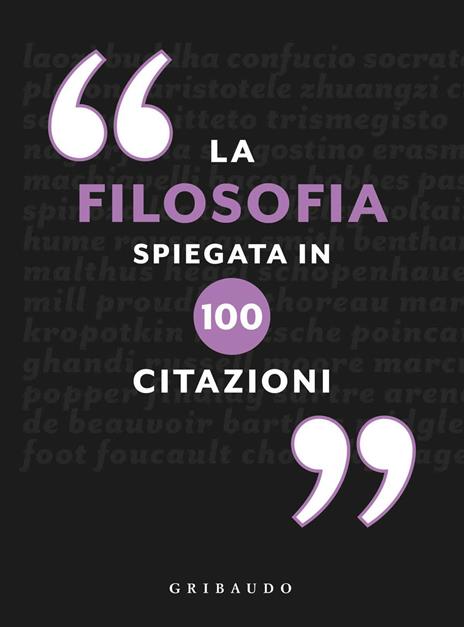 La filosofia spiegata in 100 citazioni - Gareth Southwell - copertina