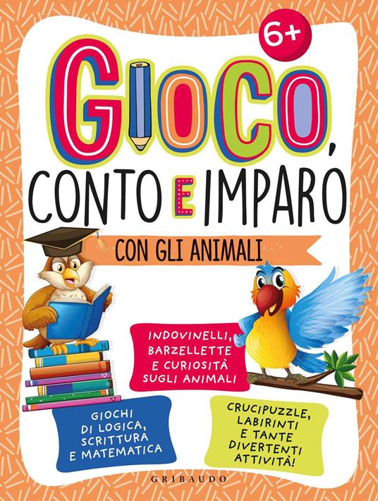 Gioco, conto e imparo con gli animali - copertina