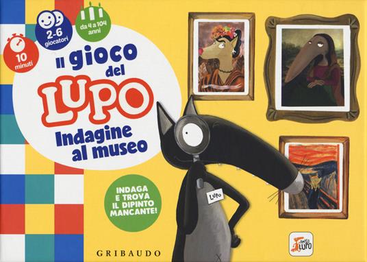 Il gioco del lupo. Indagine al museo. Amico lupo. Ediz. a colori. Con gadget. Con 12 Carte - Orianne Lallemand - copertina