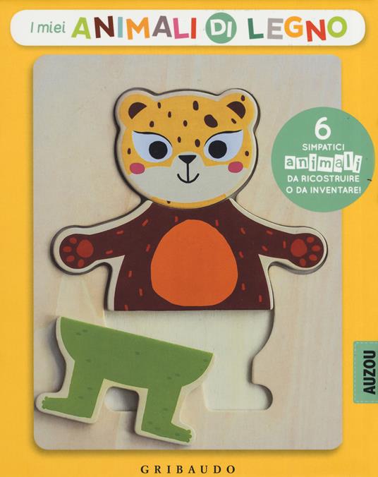 I miei animali di legno. Ediz. a colori. Con gadget - copertina