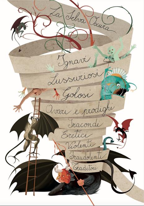 Le più belle storie dell'Inferno di Dante. La Divina Commedia illustrata - Lorenza Cingoli - 2