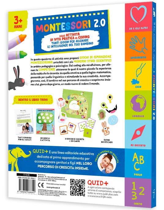 Montessori 2.0. Dalle attività di vita pratica al coding, tanti giochi per allenare le intelligenze del tuo bambino. Ediz. a colori - 8