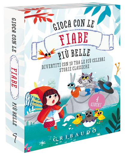 Gioca con le fiabe più belle. Ediz. a colori. Con 45 Carte - copertina