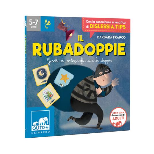 Il Rubadoppie. Giochi di ortografia con le doppie. Ediz. a colori. Con 76 carte. Con plancia da gioco - Barbara Franco - 2