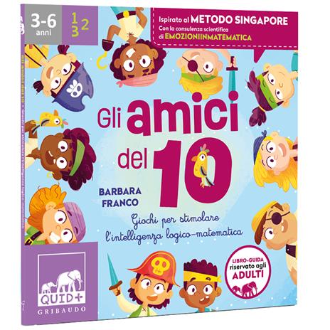 Gli amici del 10. Ediz. a colori. Con 2 dadi da montare. Con puzzle calcolatore. Con 40 Carte - Barbara Franco - 2